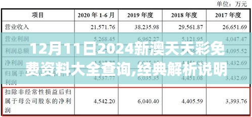 12月11日2024新澳天天彩免费资料大全查询,经典解析说明_挑战版6.802