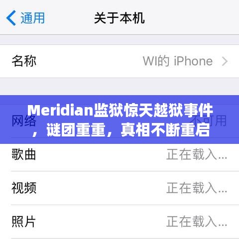 Meridian监狱惊天越狱事件，谜团重重，真相不断重启